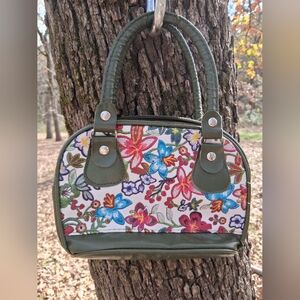 Floral Green Mini Handbag